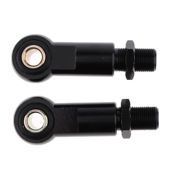 QSTDGVPW 2Pcs Eye Adapter End Connector for Motorcycle Shock Absorber Black