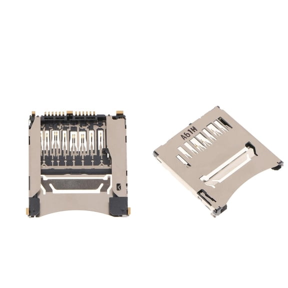 QSTDGVPW 2XMemory SD Card Slot Holder for D3300 D810 D750 D70 Sockets Connector