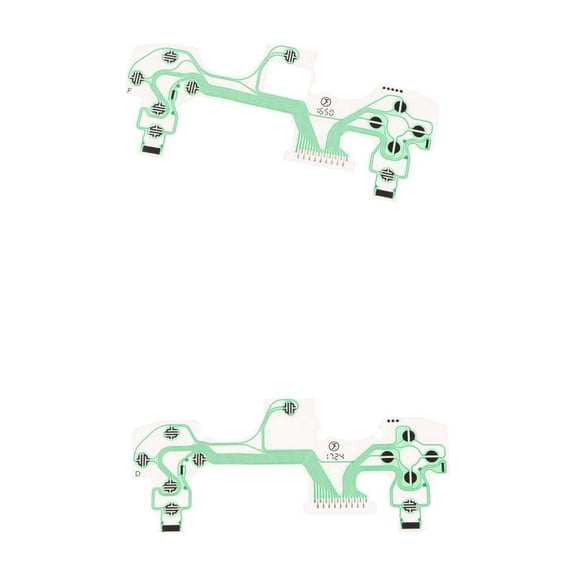 QSTDGVPW 2pc Replacement Conductive Film Circuit Keypad Board for Game Controller