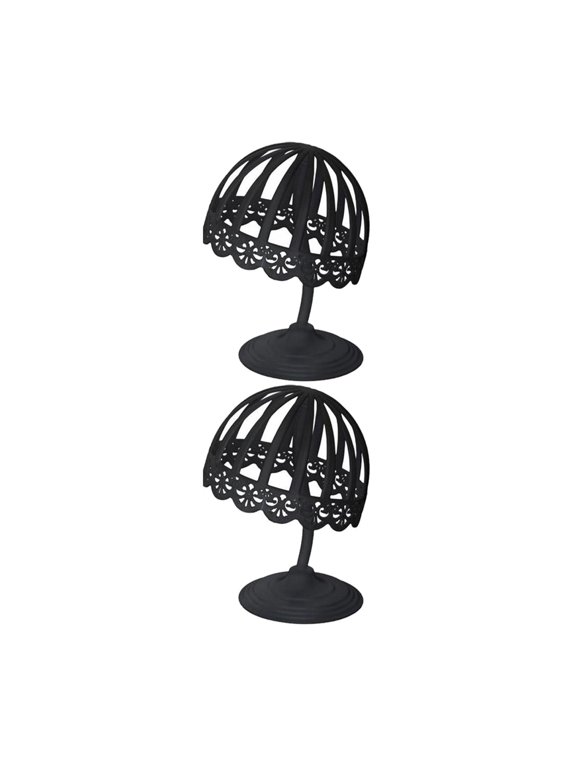 2pcs Children Hat Rack Sturdy Organizer Kids Adults Men Hallway Storage Rack Black 45cm Black 50cm