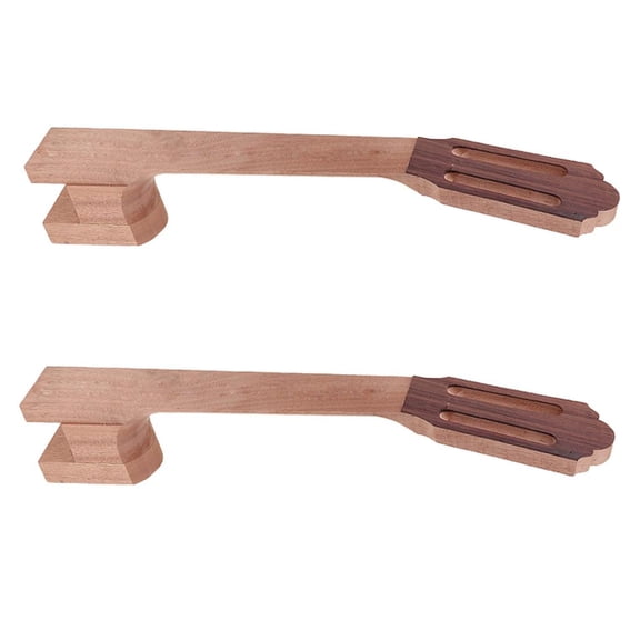 QSTDGVPW 2pcs Unfinished Guitars Neck for Classical Guitar Replacement Parts