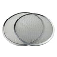 thumbnail image 1 of QSTDGVPW 2x Pizza Stones Aluminum Mesh Pizza Screen Pasta Baking Tray Net Pizza 16'', 1 of 9