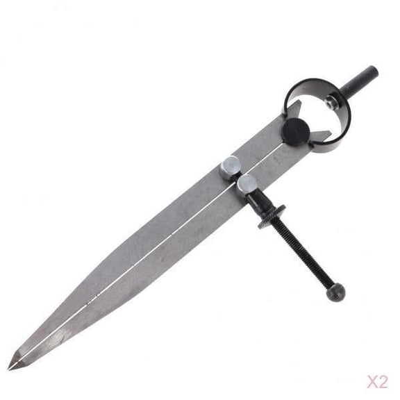 QSTDGVPW 2x Professional Divider Calipers Carbon Steel Tool - 200mm/7.87"