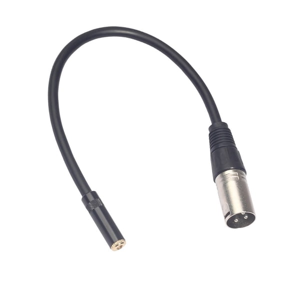 QSTDGVPW 3.5mm Stereo Female / RCA Female to XLR Female / Male Audio Cable / Microphone A