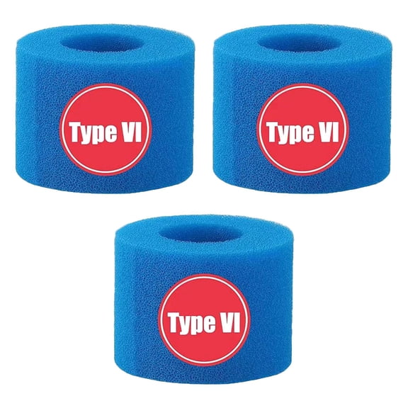 QSTDGVPW 3 Pieces Filter Cartridge Replacement Washable for Type V1 Summer Wave Pools and
