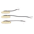 thumbnail image 1 of QSTDGVPW 3 Pieces Neck Middle Bridge Humbucker Pickup for Fender ST Electric Guitar, 1 of 8