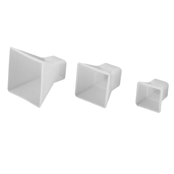 QSTDGVPW 3 Sizes Pyramid Shape Silicone Mold Resin Casting Jewelry Making Craft Mould DIY