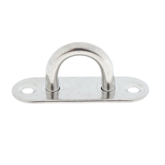 QSTDGVPW 304 Stainless Steel Oblong Pad Eye Plate, , Marine Rigging 6mm