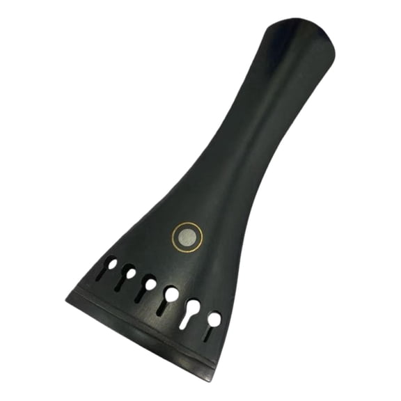 QSTDGVPW 4/4 Violin Tailpiece Six String High Performance Ebony Wood Violin Accessory