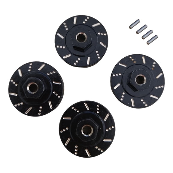 QSTDGVPW 4pcs RC Wheel Weight Block Counterweight Upgrade Parts for Axial SCX24 90081 1/124 Scale RC Crawler Car DIY UPgraed Parts