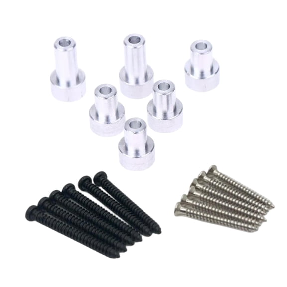 QSTDGVPW 6 Pieces RC Car Shell Heightening Columns Parts Easy Installation Metal DIY Body