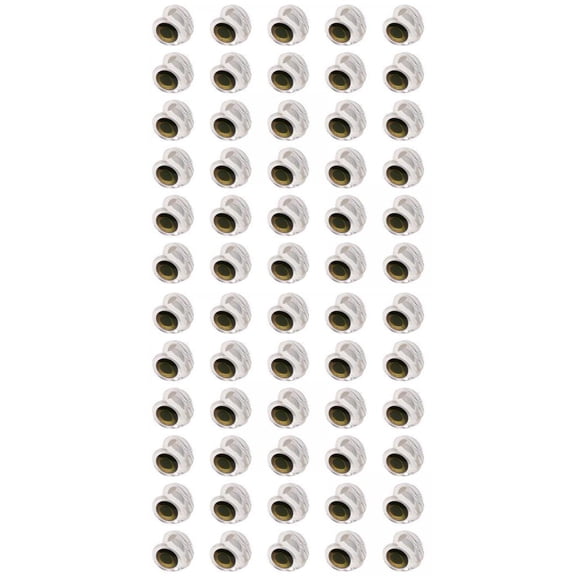 QSTDGVPW 60 Piece Fly Tying Fish Mask Make Streamer Saltwater Realistic for Outdoor
