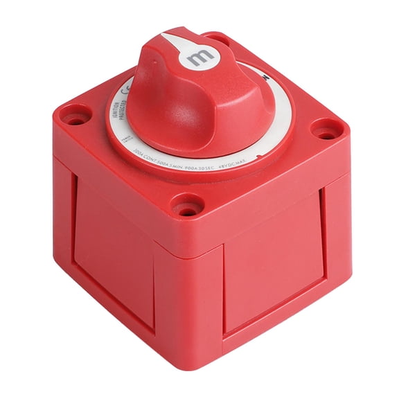 QSTDGVPW 6006 Marine Battery Switch M SERIES On/Off W/Knob 300A, Maximum Voltage: 48V DC, High Reliability