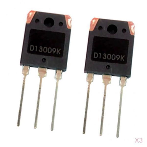 QSTDGVPW 6xD13009K NPN power transistor 100W 12A high voltage P channel transistor on 3P