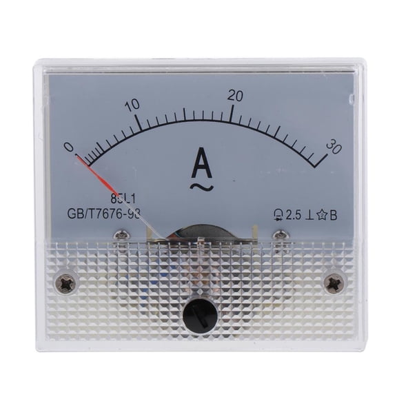 QSTDGVPW 85L1 AC Analog Panel Meter Analog Panel Ammeter Electrical Current Measuring 0-30A