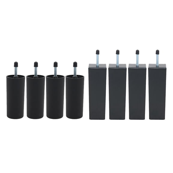 QSTDGVPW 8pcs/set Bed Lifts Furniture Square Feets Plinth for Sofa Couch