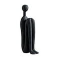 thumbnail image 1 of QSTDGVPW Abstract Figure Sculpture Ceramic for Cabinet Dining Table Table Centerpiece Black, 1 of 9