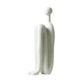thumbnail image 1 of QSTDGVPW Abstract Figure Sculpture Ceramic for Cabinet Dining Table Table Centerpiece White, 1 of 9
