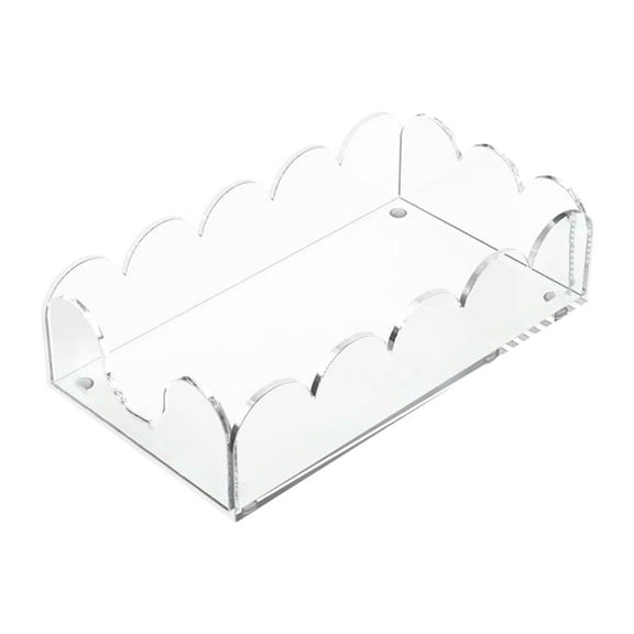 QSTDGVPW Acrylic Paper Towel Holder Hand Towel Tray for Wedding Countertop Restaurant