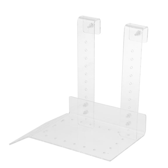 QSTDGVPW Acrylic Turtle Island Floating Basking Platform Ramp Step Ledge and Cave Hideout