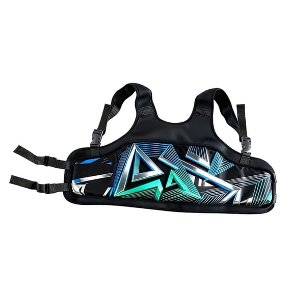QSTDGVPW Adjustable Kids Karting Rib Protector Lightweight Sponge Armor Chest Safety Gear blue