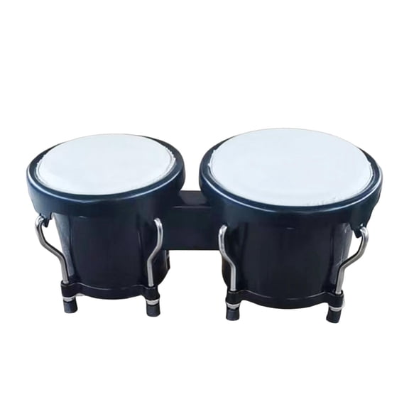 QSTDGVPW African Drum Drum, Music Instruments, Bongo Drum Set for Birthday Gifts,Children Black