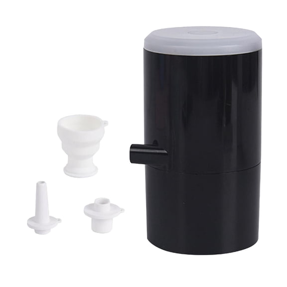 QSTDGVPW Air Mattress Pump Electric Air Pump for Inflator Deflator Air Beds Floats Rafts Black