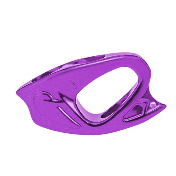 QSTDGVPW Aluminum Alloy Climbing Locking Device, 9~10mm Rope Fall Protection, Rope Height Purple