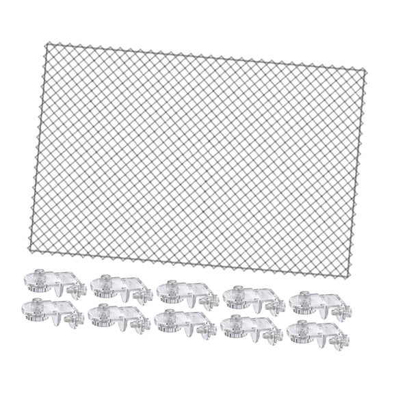 QSTDGVPW Aquarium Cover Portable Cat Antifall Netting Easy to Install Aquarium Screen Net 80x106cm