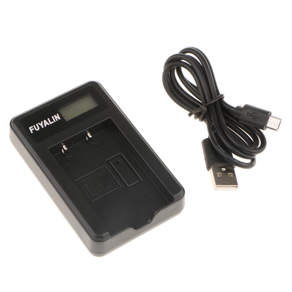 QSTDGVPW BLS1 LCD USB Battery Charger Portable For Olympus Camera EP3/2/EM10/EPL7/6/5
