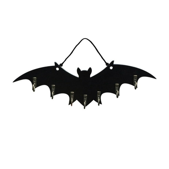QSTDGVPW Bat Key Hook Black Sturdy Heavy Duty Key Holder for Wall for Towel Bag Purse