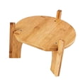thumbnail image 1 of QSTDGVPW Beverage Dispenser Stand Cold Kettle Stand Multiuse Unique Wooden Glass Jug Rack round, 1 of 8