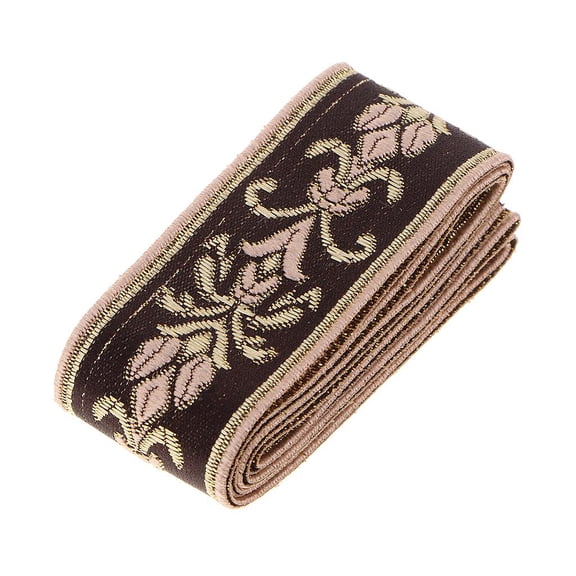 QSTDGVPW Big Embroidered Saree Border Indian Decorative Craft Ribbon Clothing Accessories 3CM