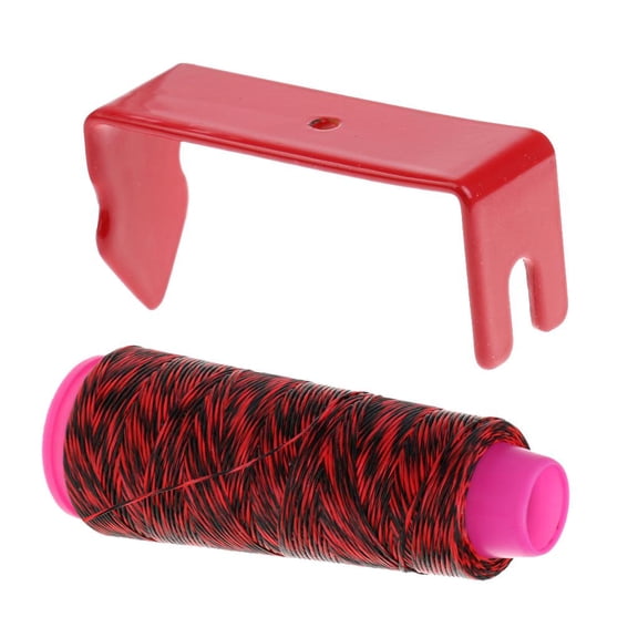 QSTDGVPW Bowstring Material 110m + Compound Bow Peep Sight Silencer Install Tool - C