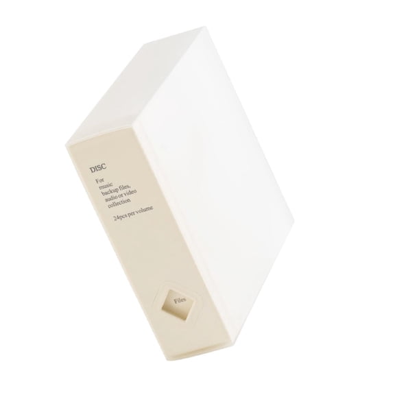 QSTDGVPW CD Case Portable Lightweight Housewarming Gift Sleek Sturdy Unique CD Holder Beige