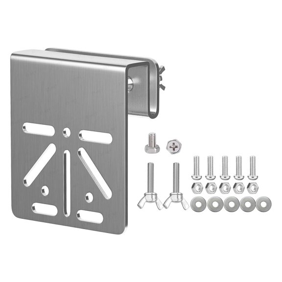 QSTDGVPW Camera Gutter Mount Solar Security Camera Holder Professional Heavy Duty Weather