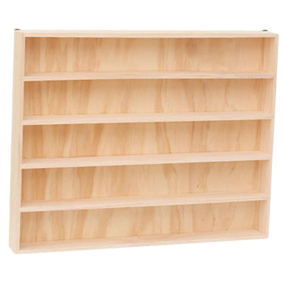 QSTDGVPW Car Model Display Case 5 Grids Showcase Organizer for Kitchen Retail Craft Model no Lid