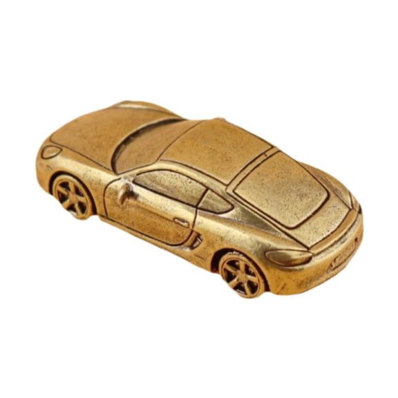 QSTDGVPW Car Model Sculpture Table Decoration Showpiece Portable Mini Statue Brass Crafts
