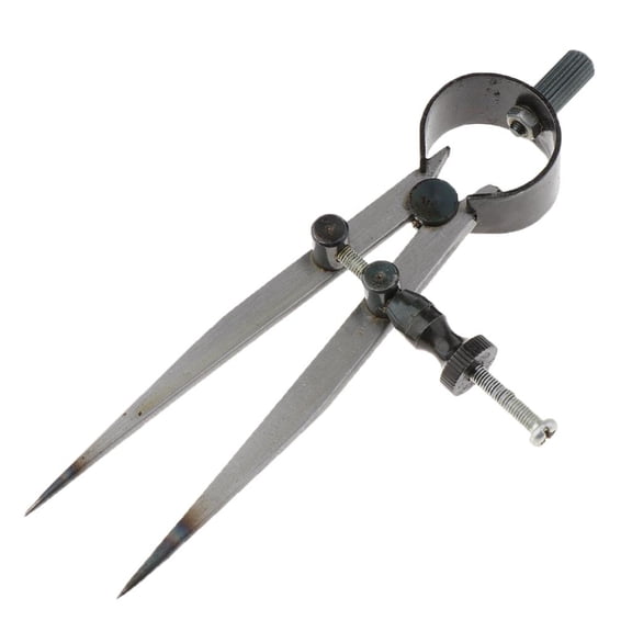 QSTDGVPW Carbon Steel Measuring Tools Divider Scriber Dividers Compass Marking Tool