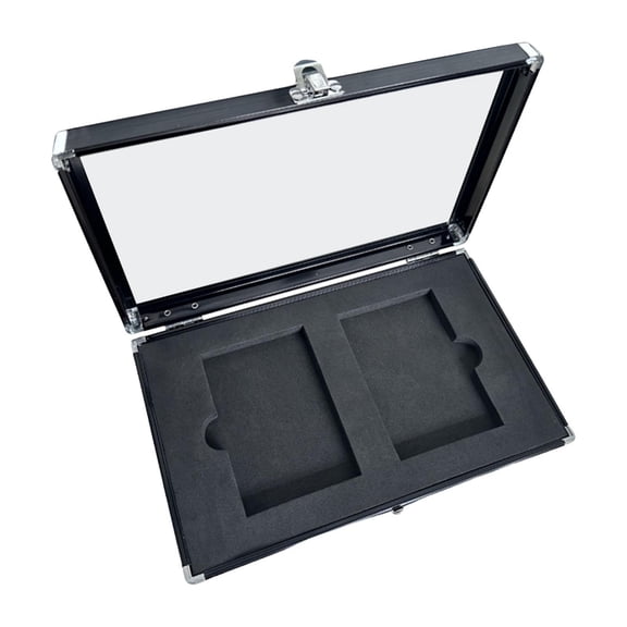 QSTDGVPW Card Display Case Showcase Table Top for Sports Cards Craft, Durability, Protect 11cmx7.3cm