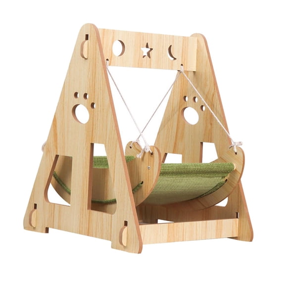 QSTDGVPW Cat Hammock Cat Chair Sleeping Bed Cradle for Rabbit Bunny Kitten Cats and Small triangle