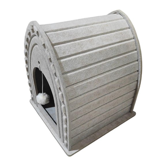 QSTDGVPW Cat Scratcher Multipurpose Cat Lounge Bed for Sleeping Grinding Claws Kitten Triangle