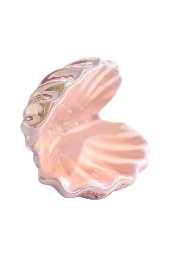 Ceramic Jewelry Dish Aesthetic Jewelry Organizer for Vanity Entryway Bedroom Pink