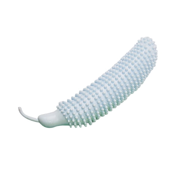 QSTDGVPW Chew Toy Rubber Chewing Molar Cleaning Training Playing Blue