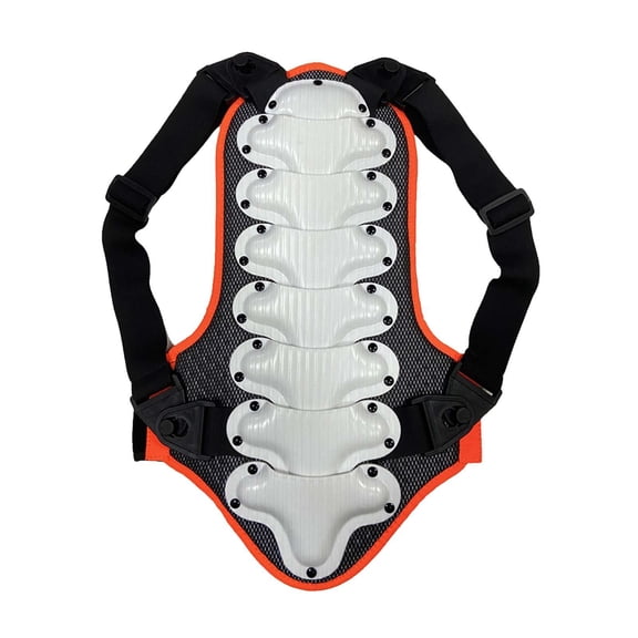 QSTDGVPW Children Back Protector Cycling Skiing Roller L White L