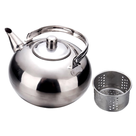QSTDGVPW Coffee Kettle Gifts Thoughtful Lightweight Teapot for Office Camping Outdoor Silver