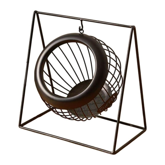 QSTDGVPW Coffee Pod Holder Coffee Pod Basket Stable Countertop Space Saving Office Coffee black