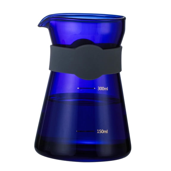 QSTDGVPW Coffee Pot Funnel Dripper Filter Paper Strainer for Buffet Milk Tea Shop Blue Blue Pot