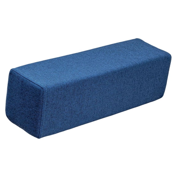 QSTDGVPW Couch Arm Rest Pillow Headboard Elbow Support with Removable Washable Pillowcase Dark Blue