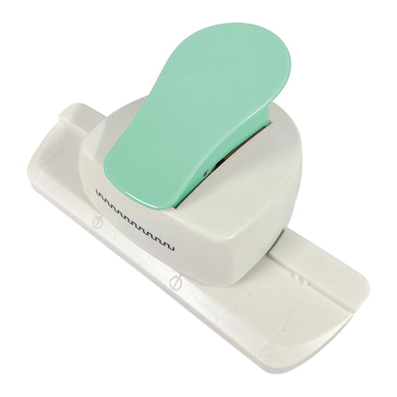 QSTDGVPW Creative Border Punch Office Craft Punch Scrapbook Edge Embossing Punch DIY Card Green